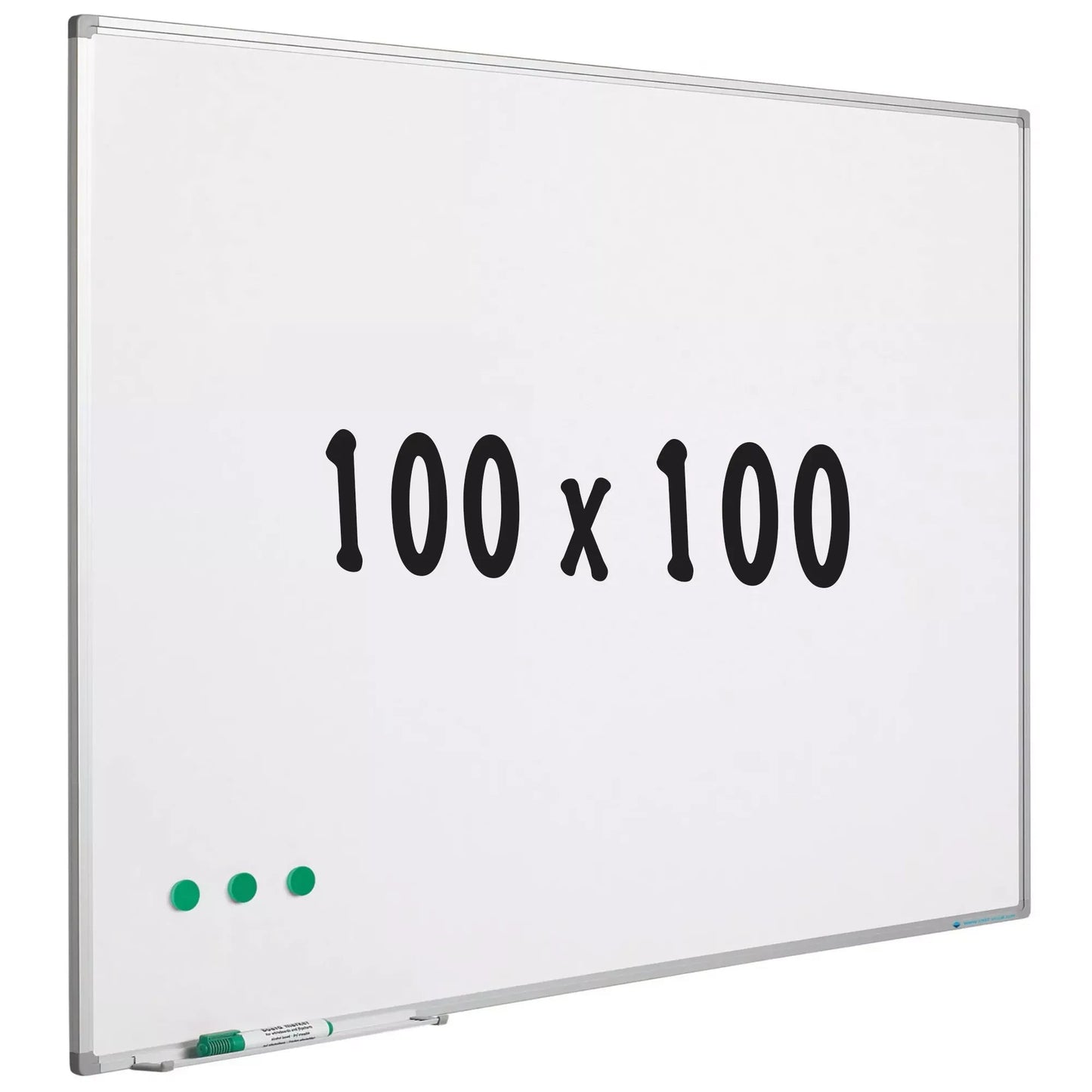 Whiteboard Elwood - Geverfd staal - Wit - Magnetisch - 100x100cm Whiteboards