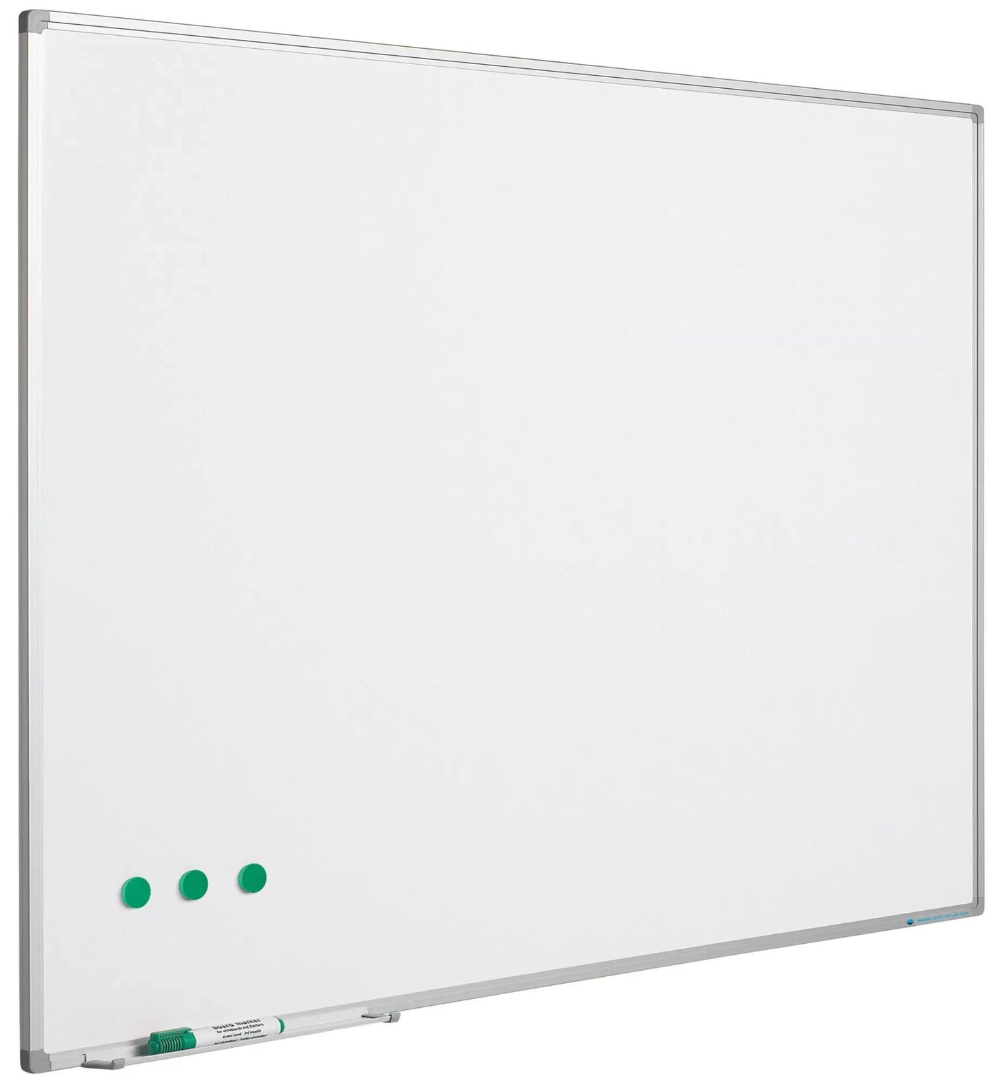 Whiteboard geëmailleerd staal Hogan - Wit - Magnetisch - 120x300cm Whiteboards